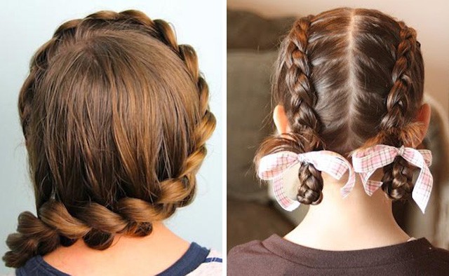 Прически для девочек в школу и садик на короткие, средние и длинные волосы | antenna-unona.ru